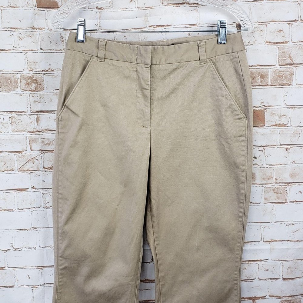 The Limited 6 Khaki Tan Stretch Straight Leg Pants - Picture 3 of 9